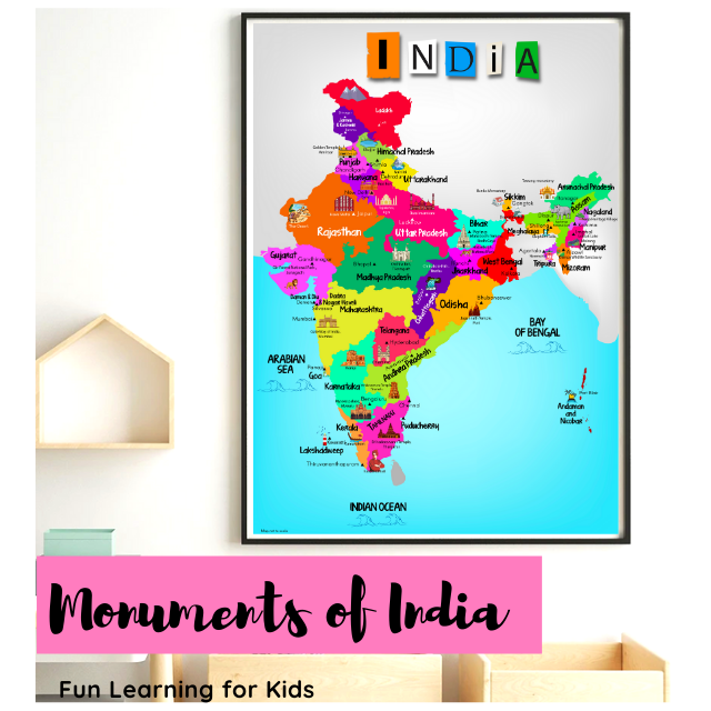India Map for Kids